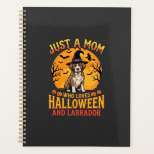 Halloween Labrador Mom Witch Dog Design_1 Planner