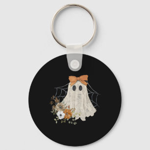 Halloween Lace Ghost Keychain