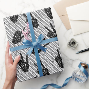 Halloween Lace Pattern  Wrapping Paper