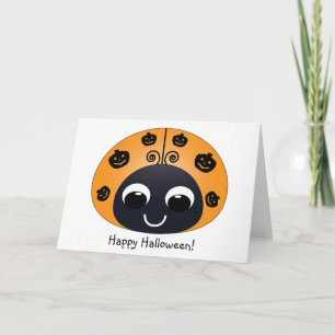 Halloween Ladybug Card