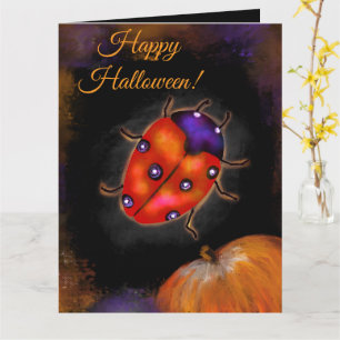 Halloween Ladybug Card