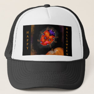 Halloween Ladybug Trucker Hat