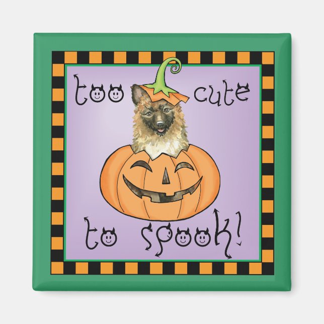 Halloween Laekenois Magnet (Front)