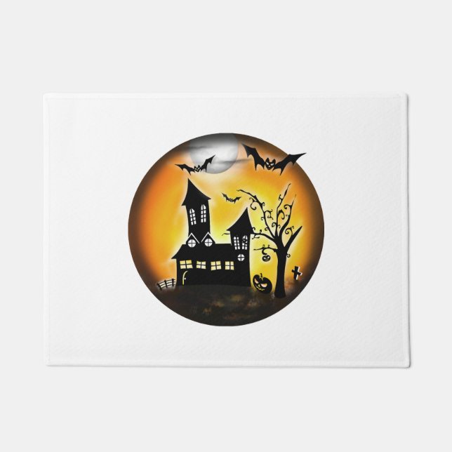 Halloween landscape doormat (Front)