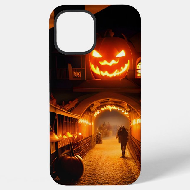 Halloween Landscape Five iPhone Case (Back)