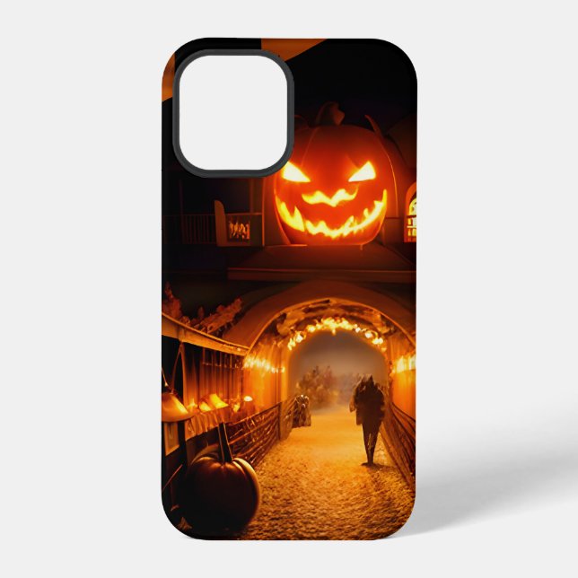 Halloween Landscape Five iPhone Case (Back)