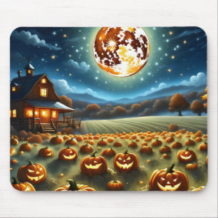 Halloween Landscape Mouse Pad