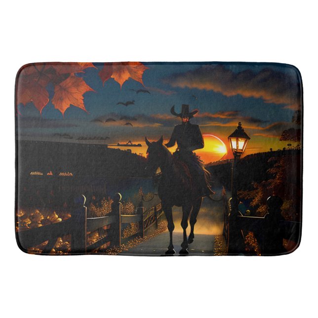 Halloween Landscape Seven Bath Mat (Front)