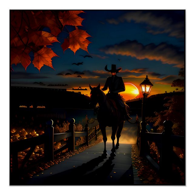 Halloween Landscape Seven Poster (Front)