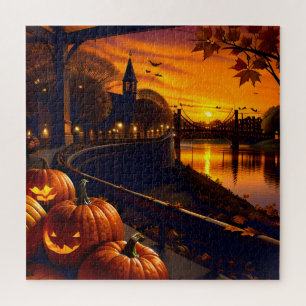 Halloween Landscape Two Jigsaw Puzzle