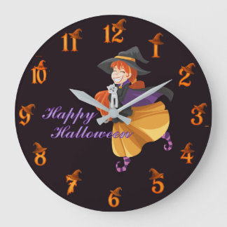 Halloween large clock