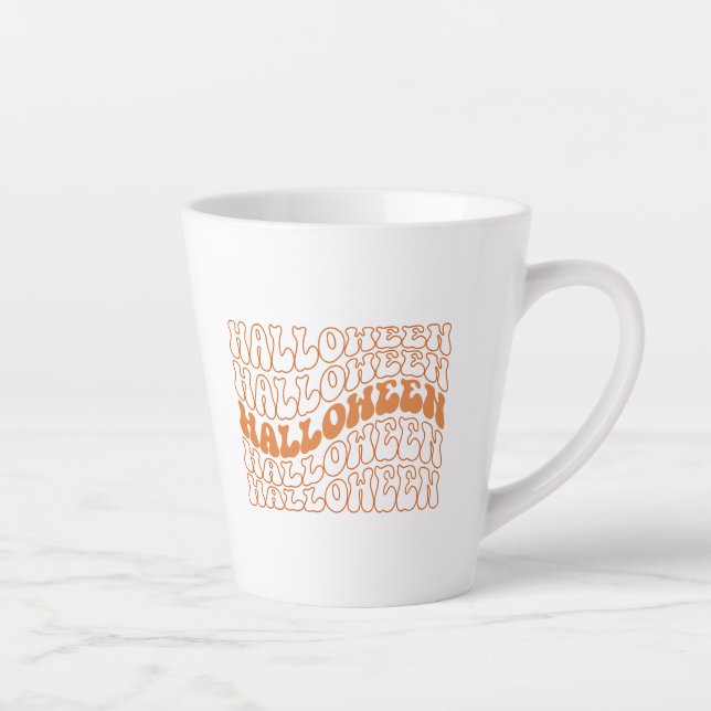 Halloween Latte Mug (Right)