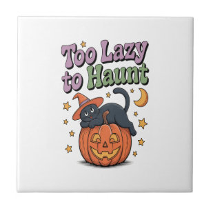 Halloween Lazy Ghost Tile