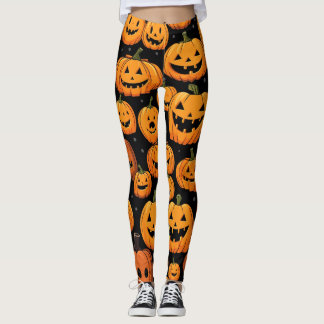 Halloween Leggings Citrouilles
