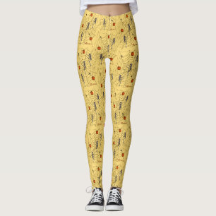 Halloween Leggings Skeletons, Web, Pumpkins