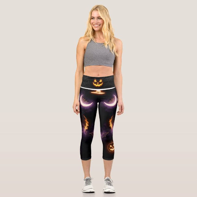Halloween Leggings – Spooky & Fun Festive (Front)