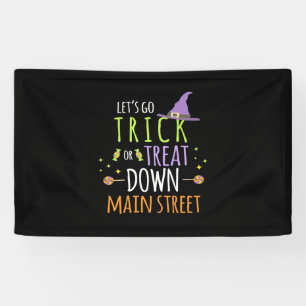 Halloween Lets Go Trick Or Treat Banner