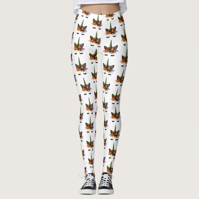 Halloween licorne Leggings (Devant)