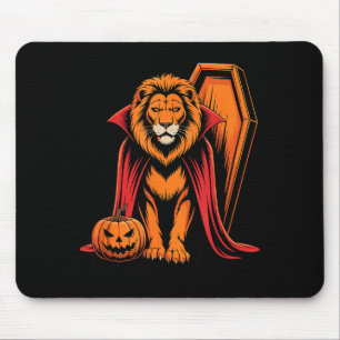 Halloween Lion Coffin Lions Mouse Pad