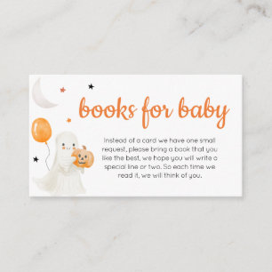 Halloween Little Boo is Almost Due Books for Baby Enclosure Card