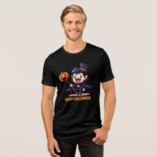 Halloween - Little child vampire Tri-Blend Shirt
