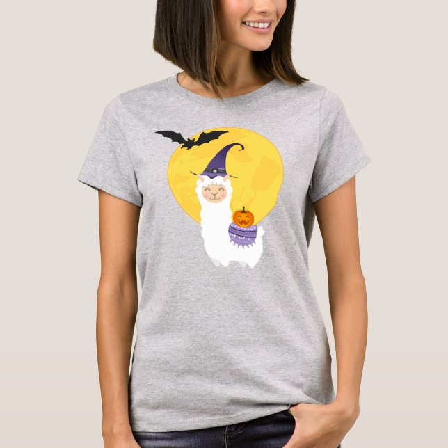 Halloween Llama T-Shirt (Front)