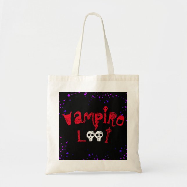 Halloween Loot Bag - Vampire Loot - (Front)