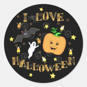 Halloween Love Stickers