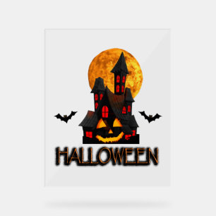 Halloween lover, funny halloween,Happy Halloween Acrylic Sign