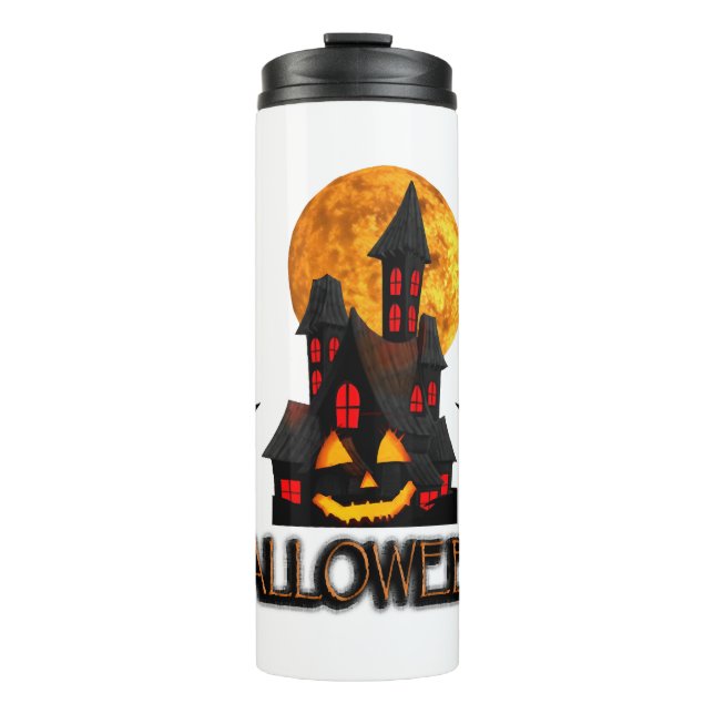 Halloween lover, funny halloween,Happy Halloween Thermal Tumbler (Front)