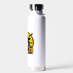 Halloween Lowchen dog Water Bottle