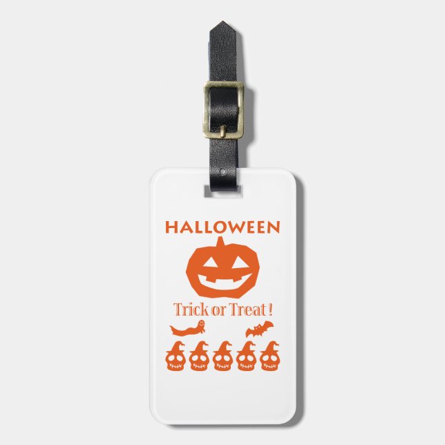 Halloween Luggage Tag (Front Vertical)