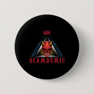 Halloween Mad Scientist Evil Genius 2 Inch Round Button