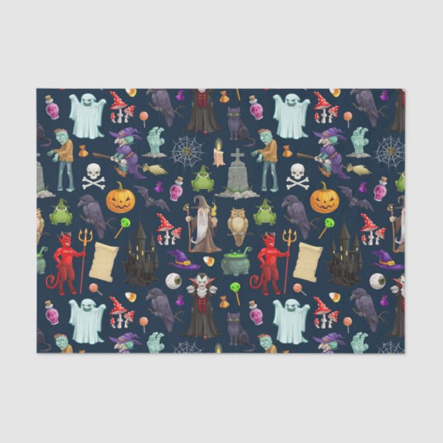 Halloween Madness Tissue Paper (Front)