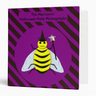 Halloween Magic Bee Wizard Photograph Album Binder