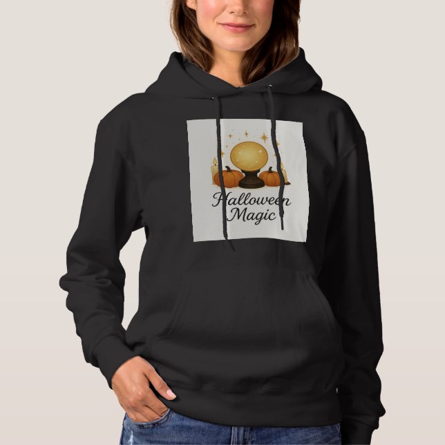 Halloween Magic Crystal Ball Hoodie | Mystical Fal (Front)