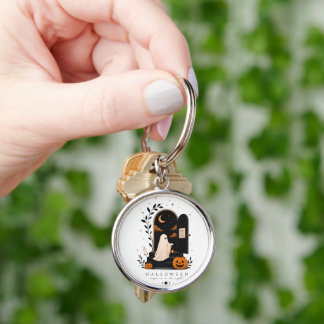 Halloween Magic Door – Spooky Night Keychain