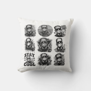 Halloween Magic, Spooky Nights & Autumn Delights Throw Pillow