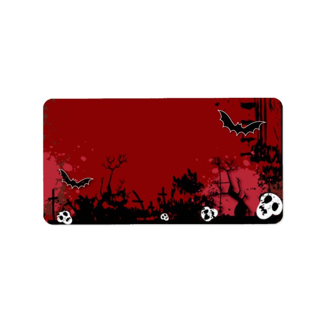 Halloween Mailing Address Labels (Front)