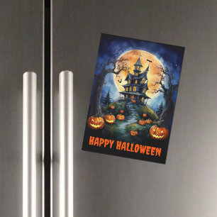 Halloween Maison hantée et carte magnétique Citrou