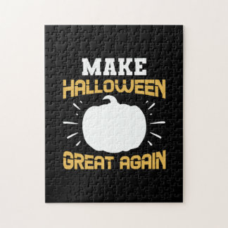 Halloween Make Halloween Great Again Birthday Jigsaw Puzzle