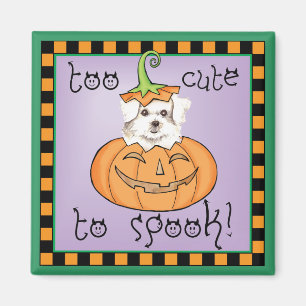 Halloween Maltese Magnet