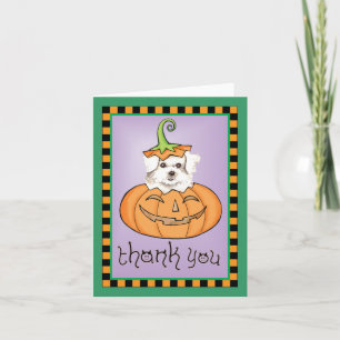 Halloween Maltese Thank You