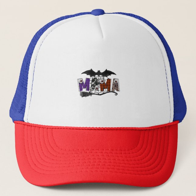 Halloween Mama Trucker Hat (Front)