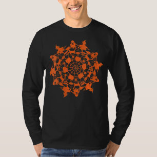 Halloween Mandala Spider Witch Ghost Skull Gift T-Shirt