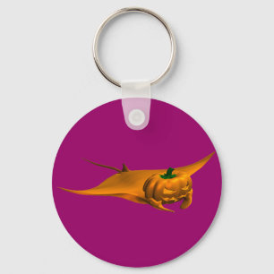 Halloween Manta Ray Keychain
