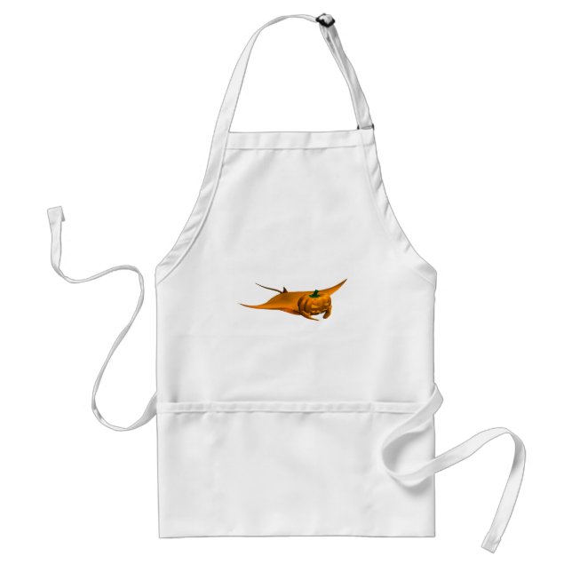 Halloween Manta Ray Standard Apron (Front)