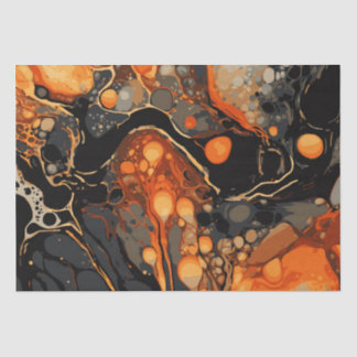 Halloween Marble Watercolour Swirl 8 Tissue Paper