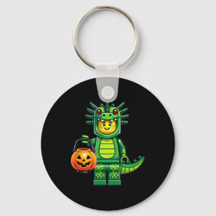 Halloween Master Builder Dragon Kids Building Bloc Keychain