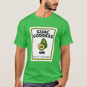 Halloween Matching Costume Guacamole Goddess Bottl T-Shirt